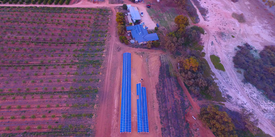 Starrs Reach Vineyard using RAA Commercial Solar